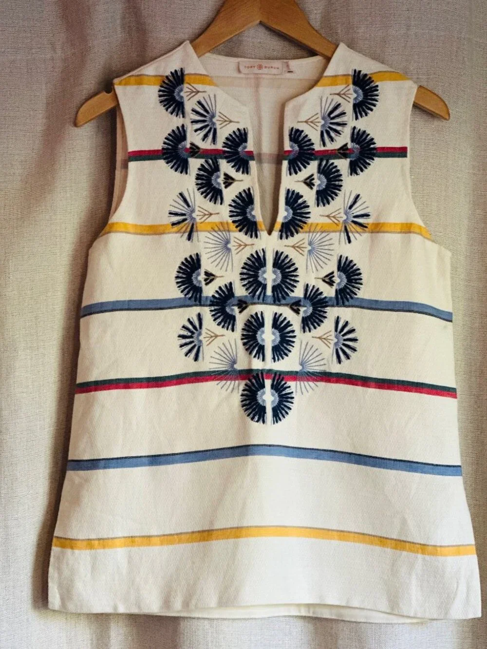 Stunning Tory Burch Linen Top